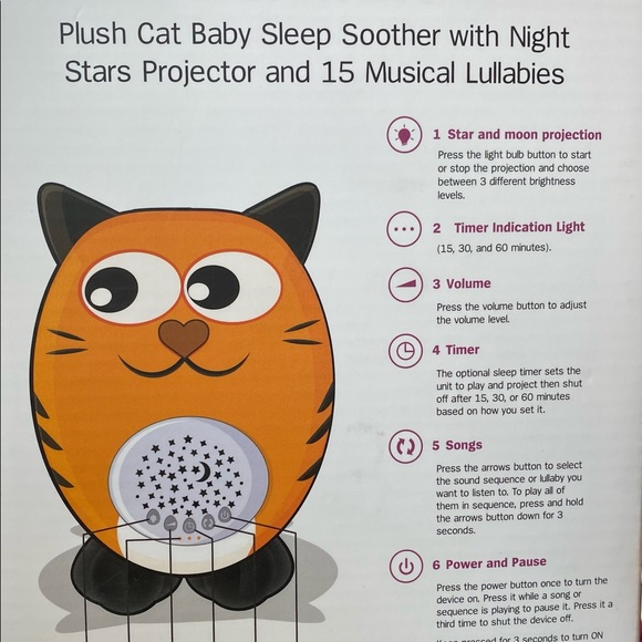 COPY - Cry Activated Sensor Toys, Baby Sleep Soothers, - Picture 4 of 5